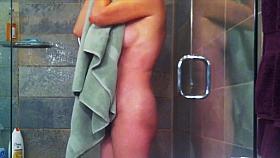 Voyeur of Wife in Shower on Hidden Cam