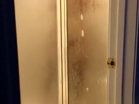Woman spied in shower cabin