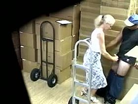 Security cam video of sex at work