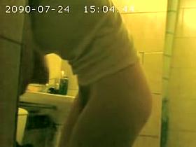 Hidden shower video of beautiful bodied amateur doll