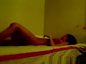 Brunette Sleeping Naked On Hacked Web Camera