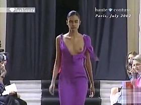 Topless models on the runway compilation