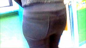 tight black pants