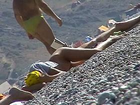 I like filming sexy babes playing at the beach