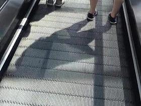 Neulich auf der Rolltreppe