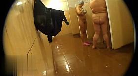 Hidden cameras in public pool showers 1064
