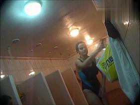 Hidden cameras in public pool showers 1065