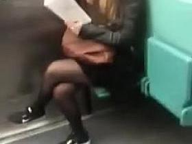 Candid Teen In Pantyhose