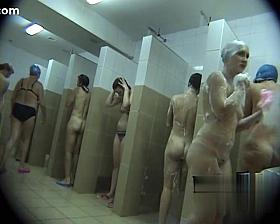 Hidden cameras in public pool showers 965