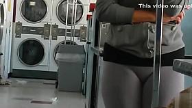 Creep-shot while in the laundry room