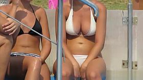 Sexy Topless Bikini Beach teens HD Voyeur Spycam