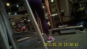Gym Girl in spandex tight-2
