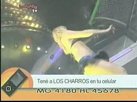 Up skirt video of hot models from Spanish television show