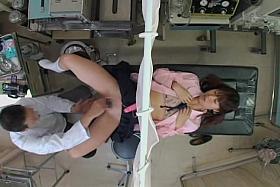 Japanese teen got her twat toyed at gyno.s office