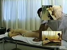Sweet Asian girl under the medical massage on hidden cam