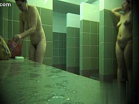 Hidden cameras in public pool showers 869