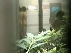 Asian cuties spied all naked from out of the bushes