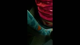 Thong Slip - Spanish girl in the bus wearing Red Thong :-)