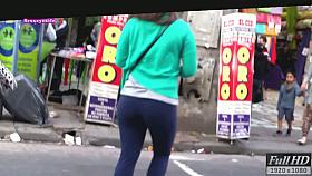 brilliant piece of nice and chunky ass in a wicked street candid