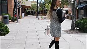 19 year old public upskirt and tease