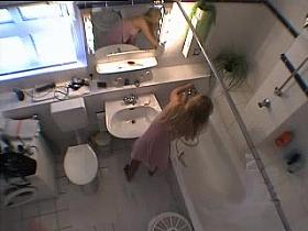 Hidden Cam Bathroom Girl by snahbrandy