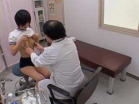 Asian voyeur movie with teen pussy examined by the doctor