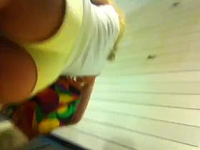 Butty Shorts on Escalator