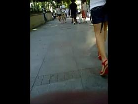 Heels, legs, feet on Bagdat Street