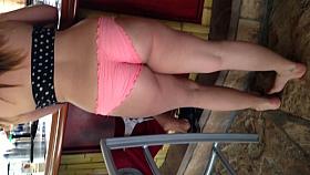 Wonderful overweight Arab booty in bikini two