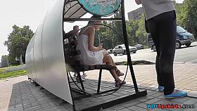 Girl caught on spy camera in the free upskirt video