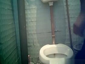 Old toilet spy video
