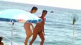 Nudist Beach Perv 5 MILF Stripping