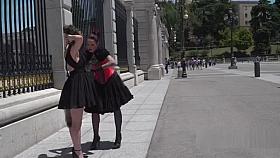 Spanish slave and mistress in public