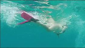 Sexy Underwater Bikini Asses