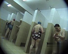 Hidden cameras in public pool showers 384