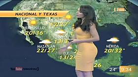 Yet another mind-blowing weather girl from Mexico