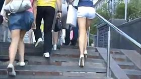 candid heels sexy tigh ass ukrainian girl