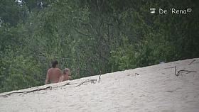 Hot naked bodies at the nudist beach