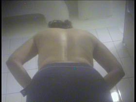 Fem bared off both tits and ass on dressing room spy cam