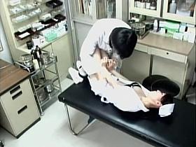 Doctor and a nurse are getting it done hidden camera sex vid