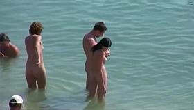 NUDIST Amateur Couples Voyeur Beach Compilation Video