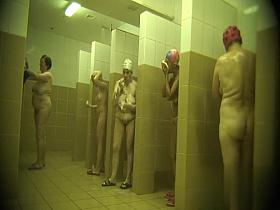 Hidden cameras in public pool showers 1087